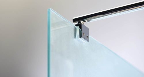 Aqualine WALK-IN zástěna jednodílná k instalaci na zeď, 1000x1900 mm, sklo Brick WI100
