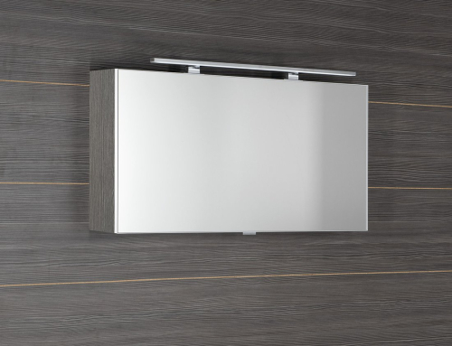 Sapho CLOE galerka s LED osvětlením 100x50x18cm, dub stříbrný CE100-0011