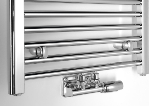 Aqualine ALYA otopné těleso rovné 500x803mm, středové připojení, chrom LLS301