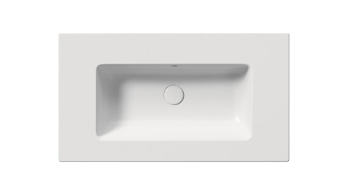 GSI PURA keramické umyvadlo Slim 82x46cm, bez otvoru, bílá mat 8885009