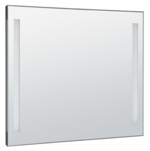 Aqualine Zrcadlo s LED osvětlením 100x80cm, kolébkový vypínač ATH7
