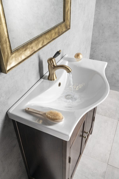 Aqualine ZARA 80 keramické umyvadlo nábytkové 79, 5x46cm, bílá 10080