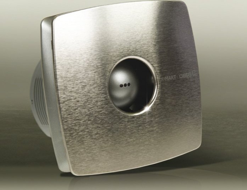 Cata X-MART 12 koupelnový ventilátor axiální, 20W, potrubí 120mm, nerez mat 01050000