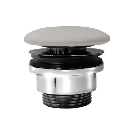 GSI GSI umyvadlová výpust 5/4“, neuzavíratelná, keramická zátka, 5-65mm, creta mat PVC08