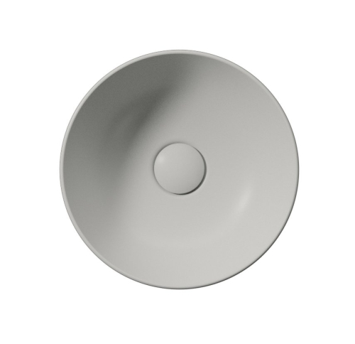 GSI PURA keramické umývátko na desku, průměr 32cm, cenere mat 885417