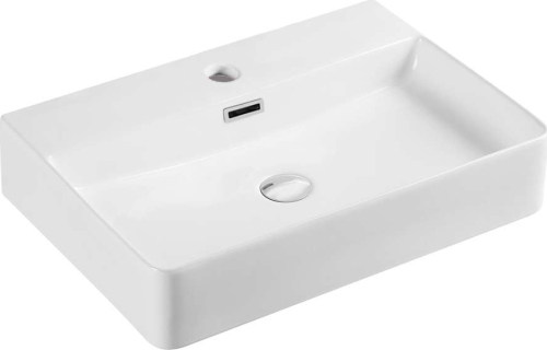Mereo Leny, koupelnová skříňka s keramickým umyvadlem 60 cm, bíla, nové madlo CN811N