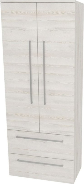 Mereo Bino, koupelnová skříňka vysoká 163 cm, dvojitá, Multidecor, White Loft Pine CN699WLP1