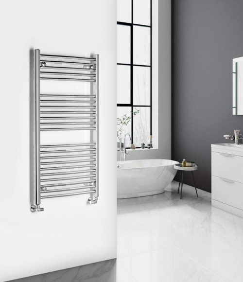 Aqualine ALYA otopné těleso oblé 600x1110mm, chrom LLC202