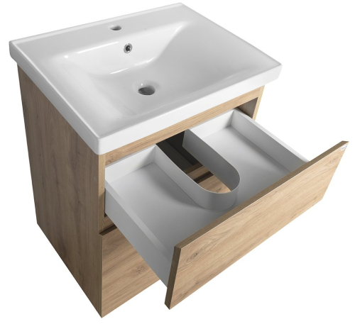 Aqualine ALTAIR umyvadlová skříňka 57x72, 5x45cm, dub emporio AI360