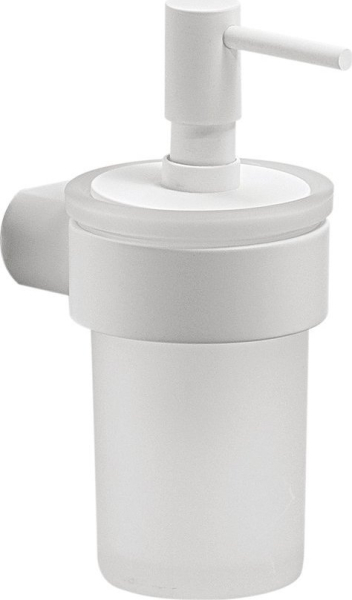 Gedy PIRENEI dávkovač mýdla 110 ml, mléčné sklo, bílá mat PI8102