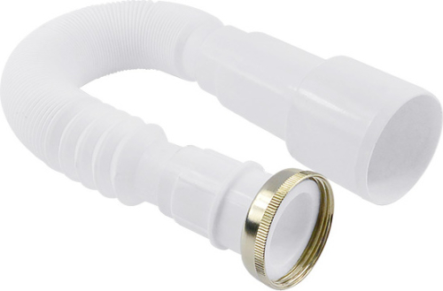 Klum Hadice odpadní tvarovatelná flexi 5/4" x ø 50(40) mm, s mosaznou maticí PR7080C
