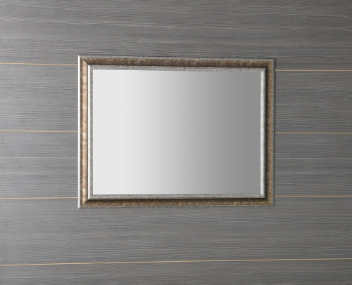 Sapho AMBIENTE zrcadlo v dřevěném rámu 72x92cm, bronzová patina NL700
