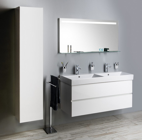 Sapho Koupelnový set ODETTA 120, bílá KSET-058