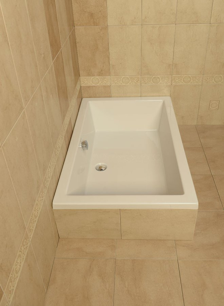 Polysan DEEP hluboká sprchová vanička, obdélník 120x75x26cm, bílá 71564