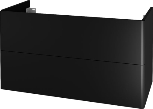 Mereo Siena, koupelnová skříňka 100 cm, černá mat CN442S