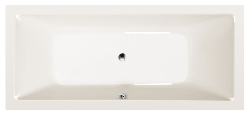 Polysan KRYSTA obdélníková vana 180x80x39cm, ivory 71710.40