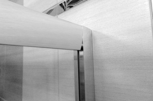 Mereo Sprchový kout, Mistica, čtverec, 90 cm, chrom ALU, sklo Čiré, dveře zasouvací CK608A23H