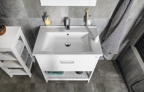 Aqualine ETIDE umyvadlová skříňka 71, 5x85x44 cm, bílá mat ET725