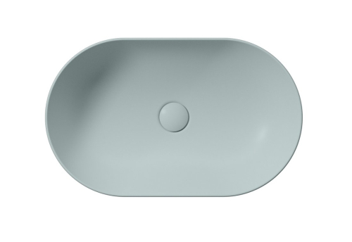 GSI PURA keramické umyvadlo na desku 60x37cm, ghiaccio mat 883415