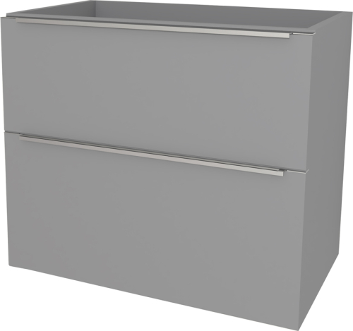 Mereo Mailo, koupelnová skříňka 61 cm, chrom madlo, Multidecor, Šedý Supermat CN590SSEDA