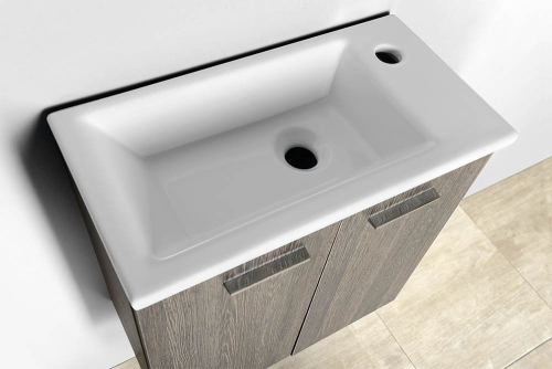 Aqualine ZUNO 50 keramické umývátko nábytkové 50x25cm, bílá 9050