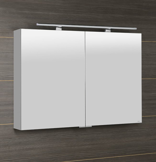 Sapho MIRRÓ galerka s LED osvětlením, 100x70x16cm, bílá MC100-0030