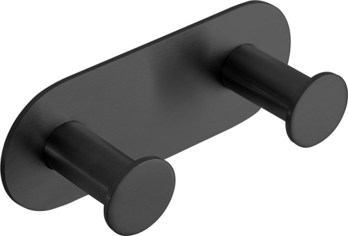 Sapho X-ROUND BLACK samolepící dvojháček, černá mat XR220B