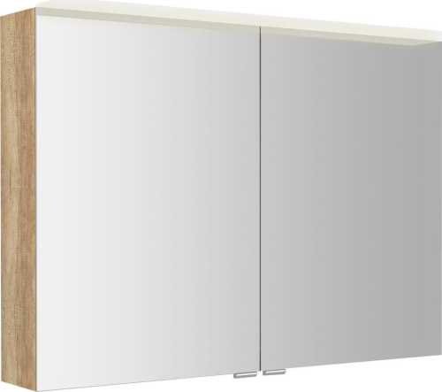 Sapho LINEX galerka s LED osvětlením, 100x70x15cm, dub alabama LX100-0022