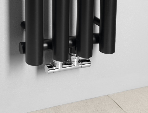 Sapho PILON otopné těleso 270x1800mm, se čtyřmi háčky pro ručník, černá mat IZ122T