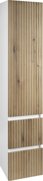 Aqualine PANEDA STRIP skříňka vysoká 35x165x31cm, levá/pravá, dub emporio PN265