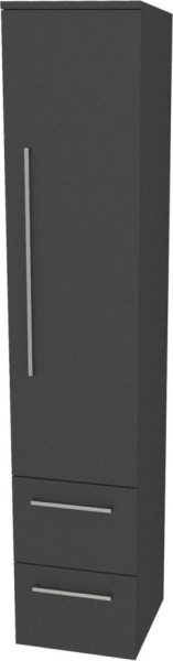 Mereo Bino, koupelnová skříňka vysoká 163 cm, pravá, Multidecor, Šedý diamant CN698SEDD