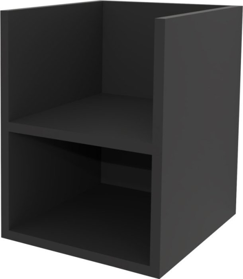 Mereo Aira, koupelnová skříňka 40 cm, spodní, Multidecor, Černá Supermat CN795SCIPM