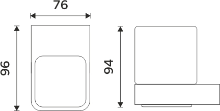 Nimco NIKAU Držák na kartáčky NK 30058C-26
