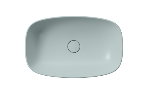 GSI NUBES keramické umyvadlo na desku 60x38cm, ghiaccio mat 978315