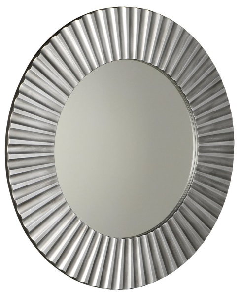 Sapho PRIDE kulaté zrcadlo v rámu ø 90cm, stříbrná PD902