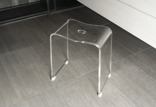 Ridder TRENDY koupelnová stolička 40x48x27, 5cm, čirá A211100