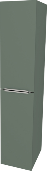 Mereo Mailo, koupelnová skříňka vysoká 170 cm, chrom madlo, Multidecor, Zelená Verde CN594LPZEV1