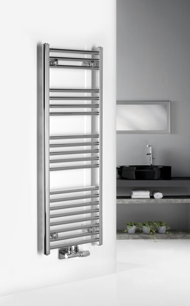 Aqualine ALYA otopné těleso rovné 400x1188mm, středové připojení, chrom LLS308