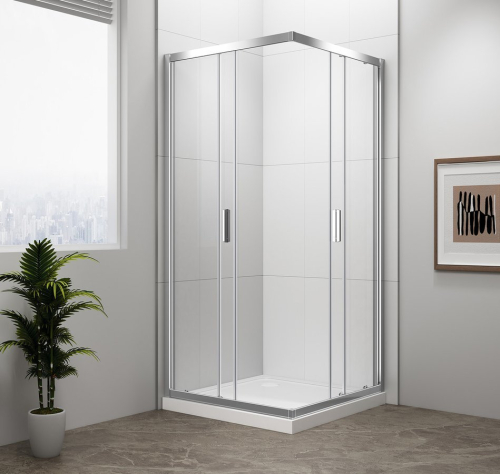 Polysan EASY čtvercová sprchová zástěna 900x900mm, čiré sklo EL5115