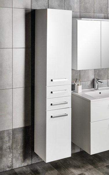 Aqualine VEGA skříňka vysoká 35x184x31cm, bílá VG185
