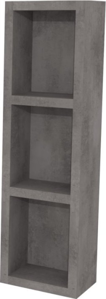 Mereo Aira, koupelnová skříňka 20 cm, horní, policová, Multidecor, Beton tmavě šedý CN796SBET2
