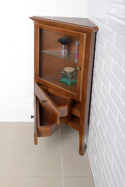 Sapho RETRO skříňka rohová 60x120x47cm, buk, levá 1701