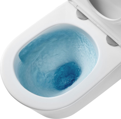 Mereo WC závěsné kapotované, Smart Flush RIMLESS, keramické, vč. sedátka VSD85T1