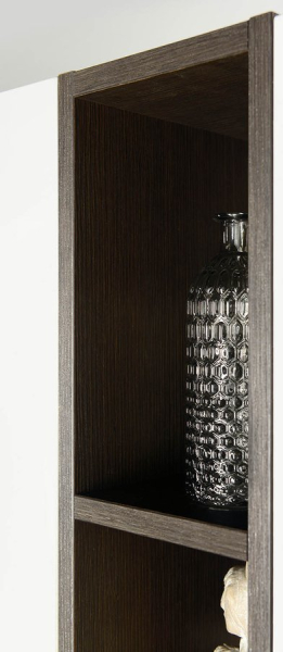 Sapho ESPACE otevřená policová skříňka 30x172x32cm, dub stříbrný ESC160-1111