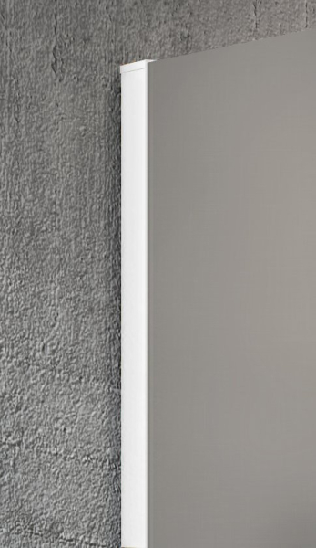 Gelco VARIO WHITE jednodílná zástěna k instalaci ke stěně, čiré sklo, 900 mm GX1290GX1015