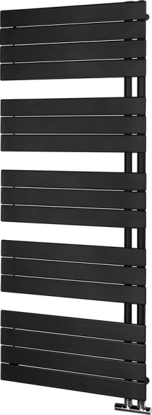 Aqualine MILI otopné těleso 600x1510mm, černá mat DC646T