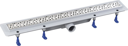 Aqualine MARMI podlahový žlab s nerezovým roštem, L-910, DN50 1702-90