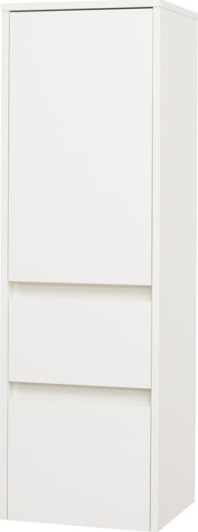 Mereo Opto koupelnová skříňka vysoká 125 cm, pravé otevírání, bílá CN914P