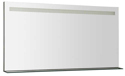 Sapho BRETO zrcadlo s LED osvětlením a policí 120x60, 8cm BT120