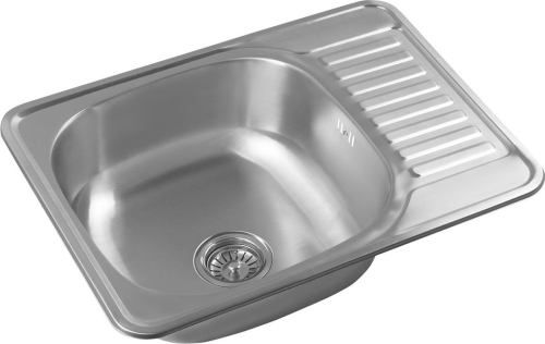 Aqualine Nerezový vestavný dřez 65x18x50 cm AQ6550B
